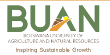 Botswana University of Agriculture and Natural Resources (BUAN) logo